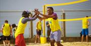 Yellowave Beach Sports Venue - players celebrating