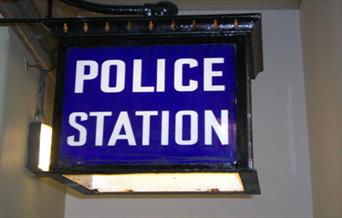 Old Police Cells - Police Station sign