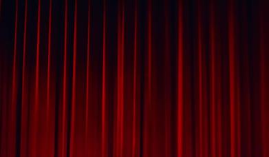 Red curtain