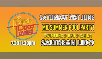 English Disco Lovers Pool Party!