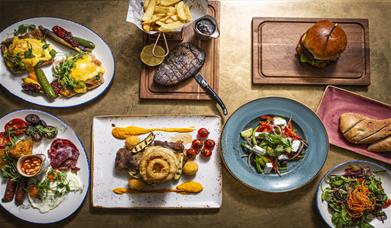 Image showing an amazing array of delicious plates at Novellino