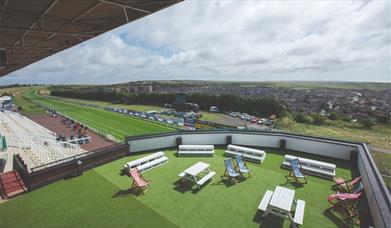 Brighton Racecourse balcony