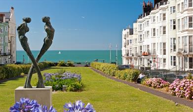 The Steine and View down to the Sea