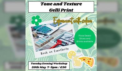 Texture Gelli Printing