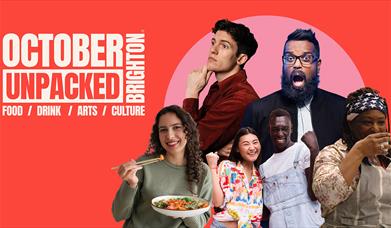 Promotional image for the new October UnPacked programme of events