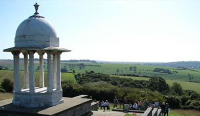 View of The Chattri and Downs