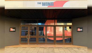 The Wing entrance at The Brighton Centre