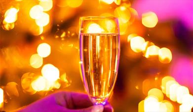 A glass of fizz at Sea Lanes Brighton.