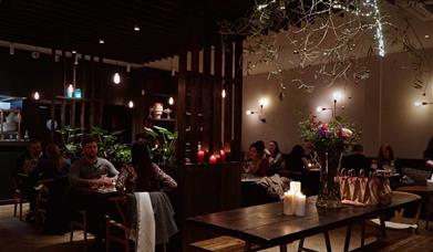 Dinner at Lost in the Lanes, Brighton