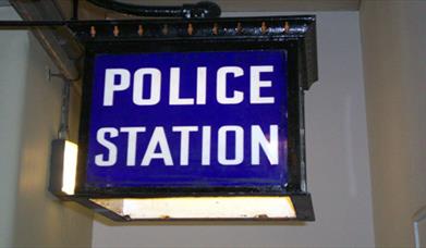 Old Police Cells - Police Station sign