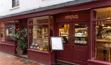 A view from the street of the Chilli Pickle in it's new premises