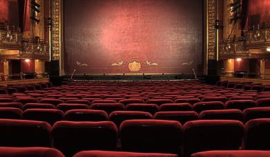 Empty seats in a performance theatre