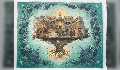 'Egostrip 2' Solo Art Exhibition by Dan Lish