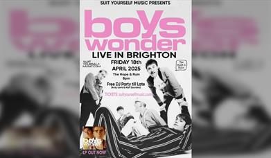 Boys Wonder Live: Hope And Ruin+ After Show DJ's till Late