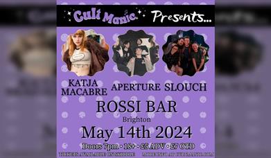 Cult Manic Presents: Katja Macabre, Aperture & Slouch