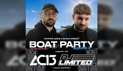 Brighton Boat Party ROUND 2: AC13 & DJ LIMITED
