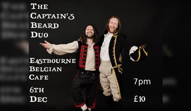 The Captain's Beard Duo at The Belgian Cafe, Eastbourne