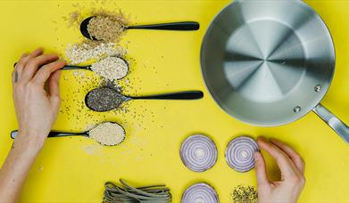 Cooking pot and ingredients