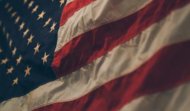 Cloth flag of the United States of America