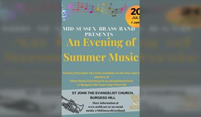 Mid Sussex Brass Band present An Evening of Summer Music