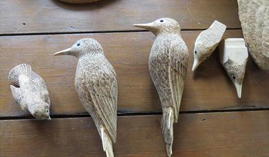 Bentley Wildlife Wood Carvers Display
