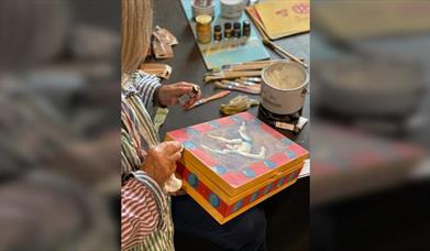 Painted Boxes with Melissa White