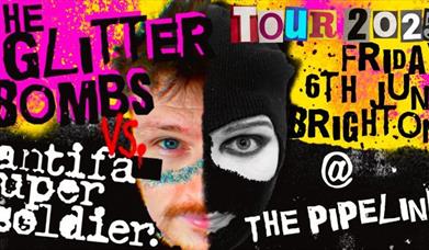 The Glitterbombs + Antifa Supersoldier 2025 UK tour // BRIGHTON with Karnstein + Blythe Blade