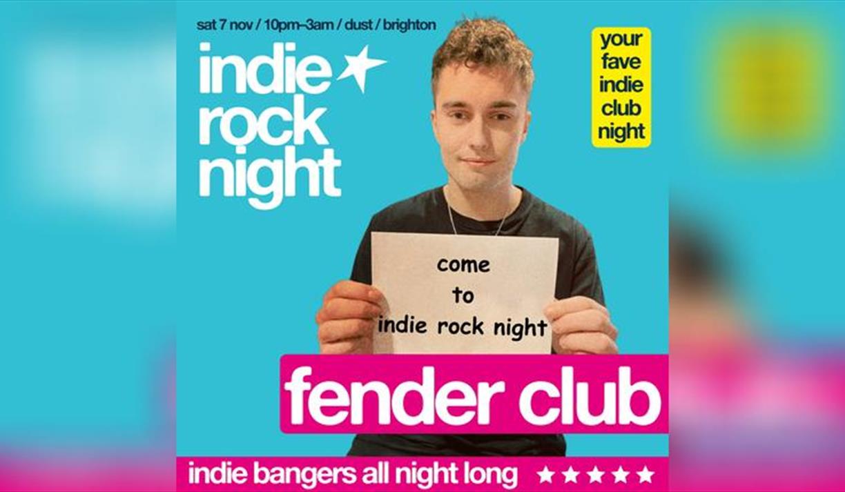 Indie Rock Night Club Fender (Sam Fender Spesh)