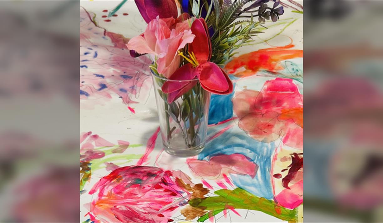 Pause & Bloom: A Relaxed Floral Painting Workshop