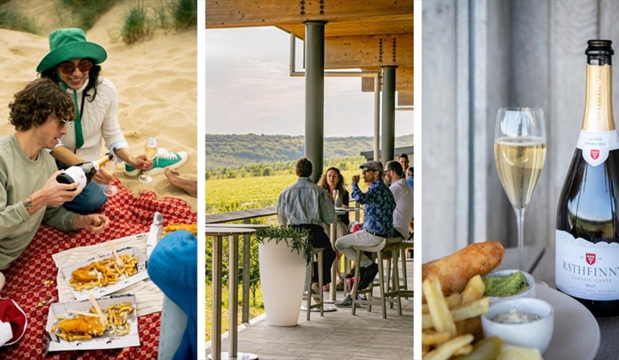 English Wine Tasting with Fish & Chips