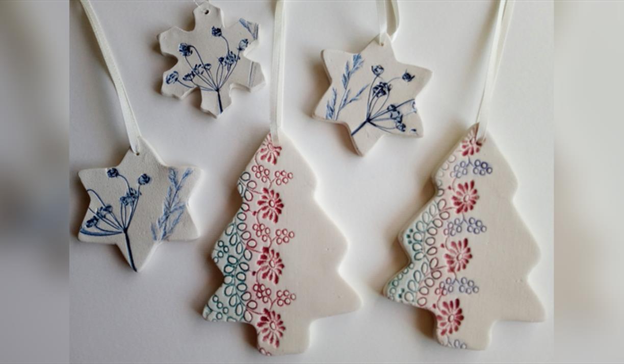 Festive Botanical Pottery