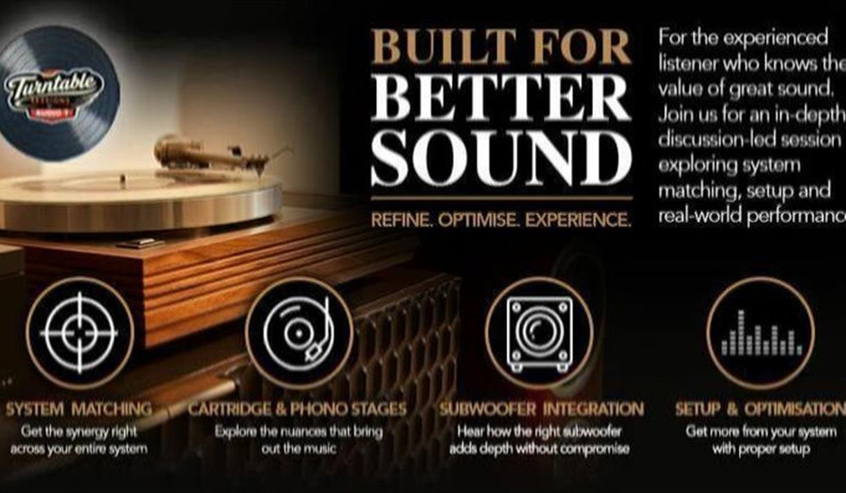 Turntable Sessions: Built for Better Sound