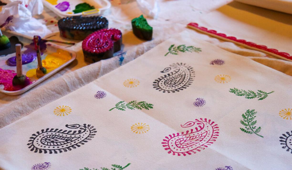 Make Your Own Cushion Cover - Block Printing Workshop