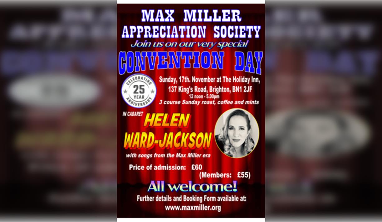 Max Miller Appreciation Society's Annual Luncheon & Cabaret