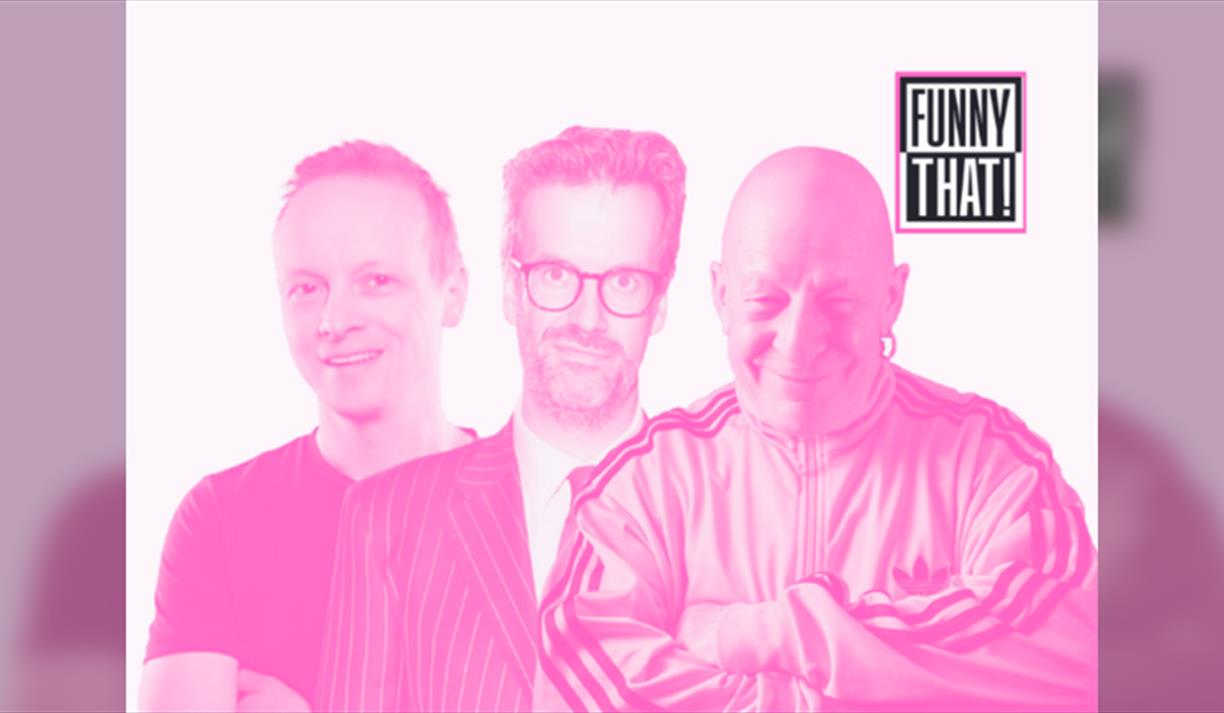 Jeff Innocent, Marcus Brigstocke and MC Stephen Grant