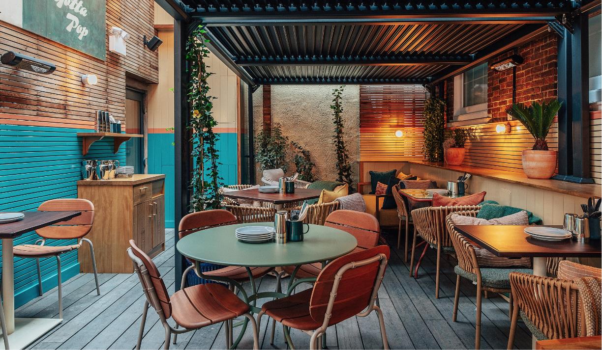 The cosy vibe of the Aunty Bar