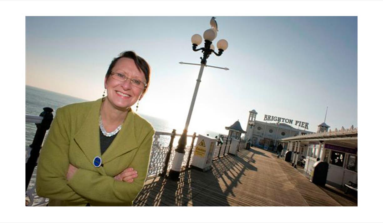 Francoise at Brighton Palace Pier