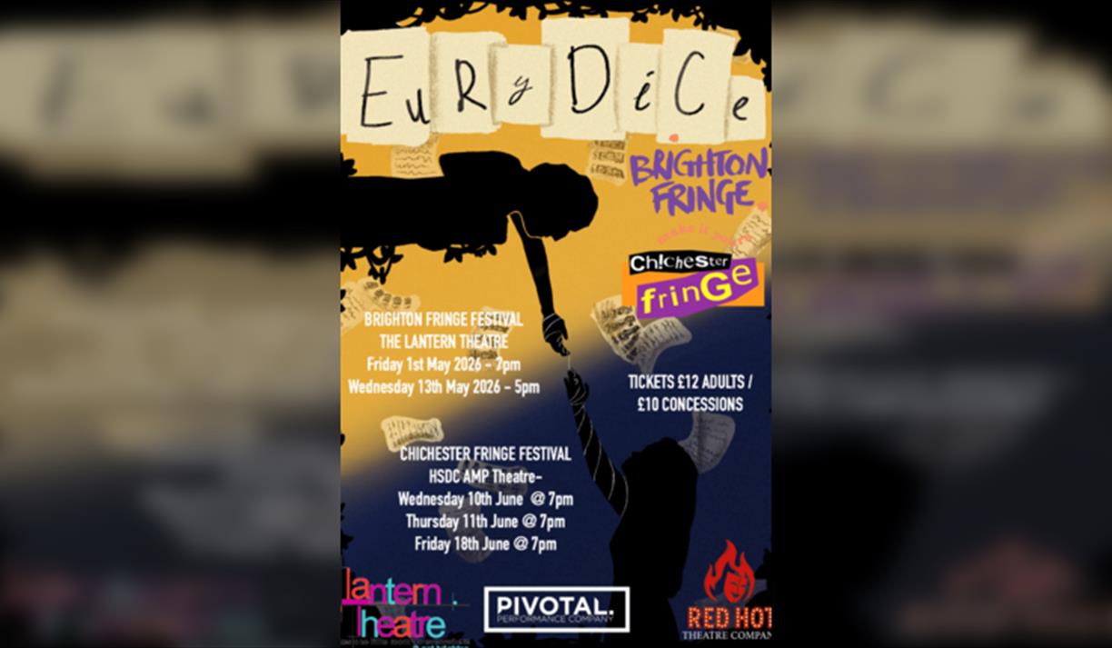 Brighton Fringe 26! Eurydice Adapted By Sarah Ruhl