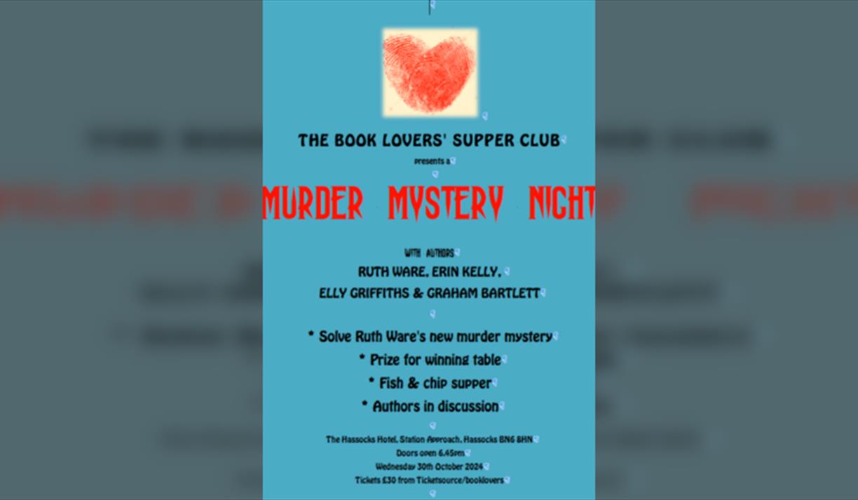 Book Lovers'Supper Club Murder Mystery Night