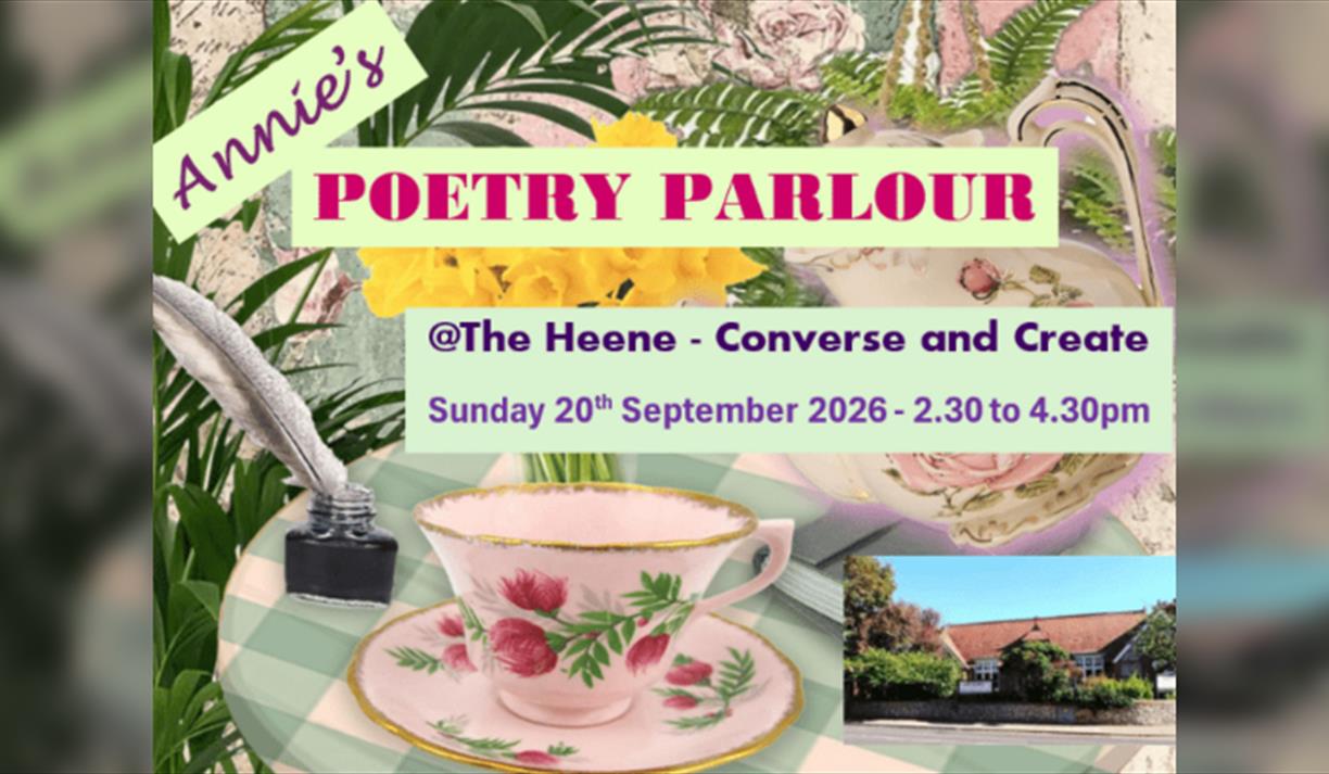 Annie's Poetry Parlour@The Heene - Converse and Create