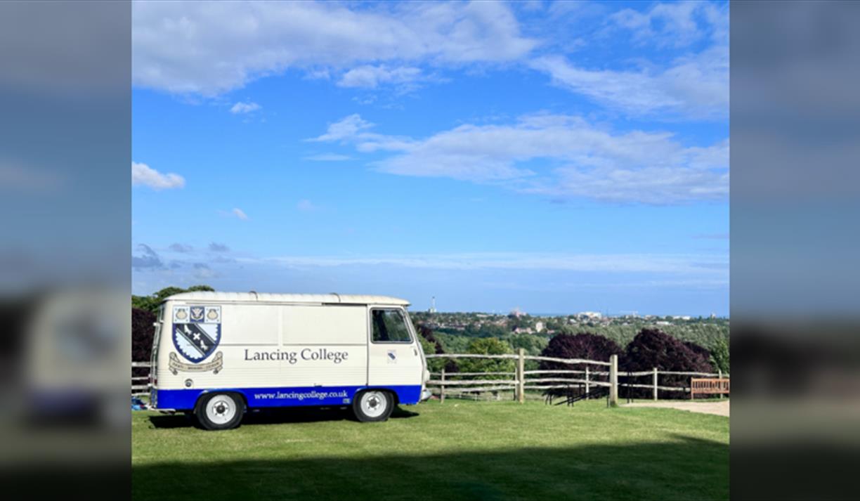 Polly the Food Truck at Lancing College Chapel this Summer