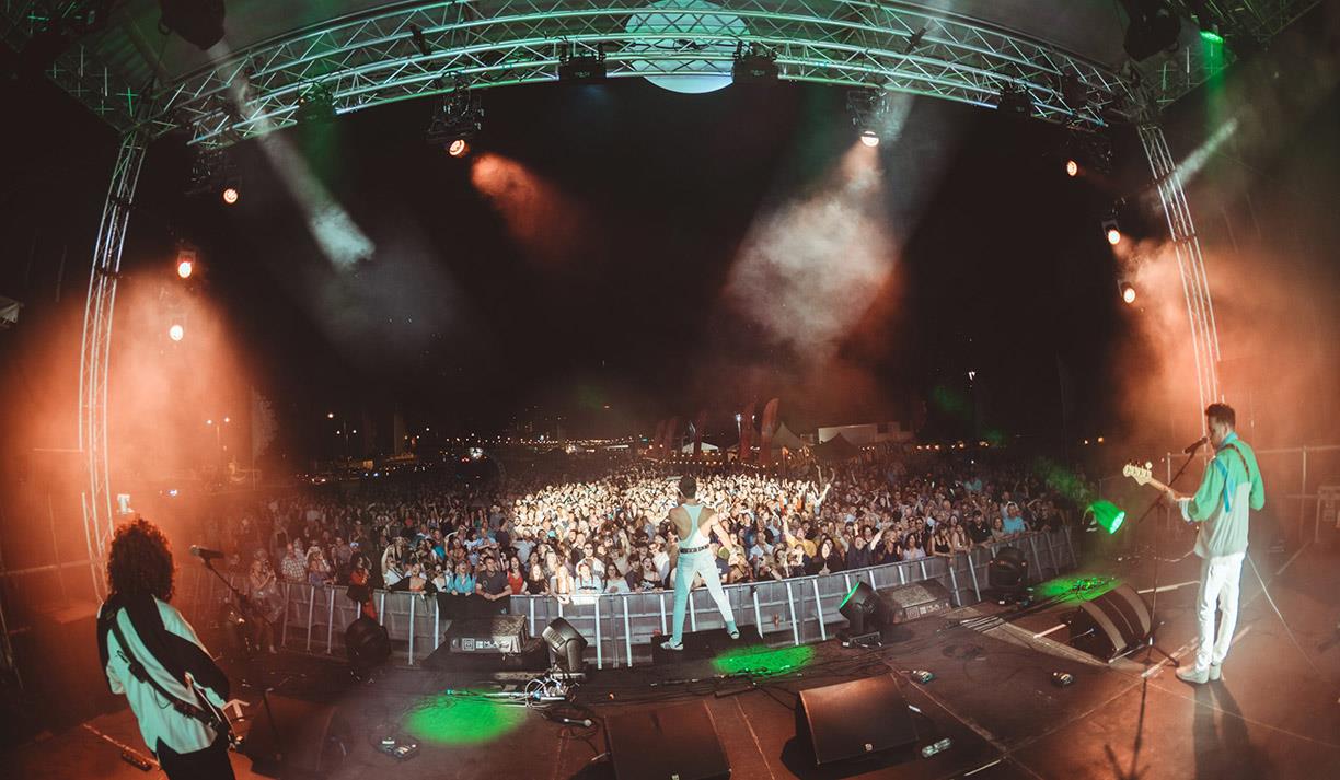 Performers at Could Be Real festival on Hove Lawns