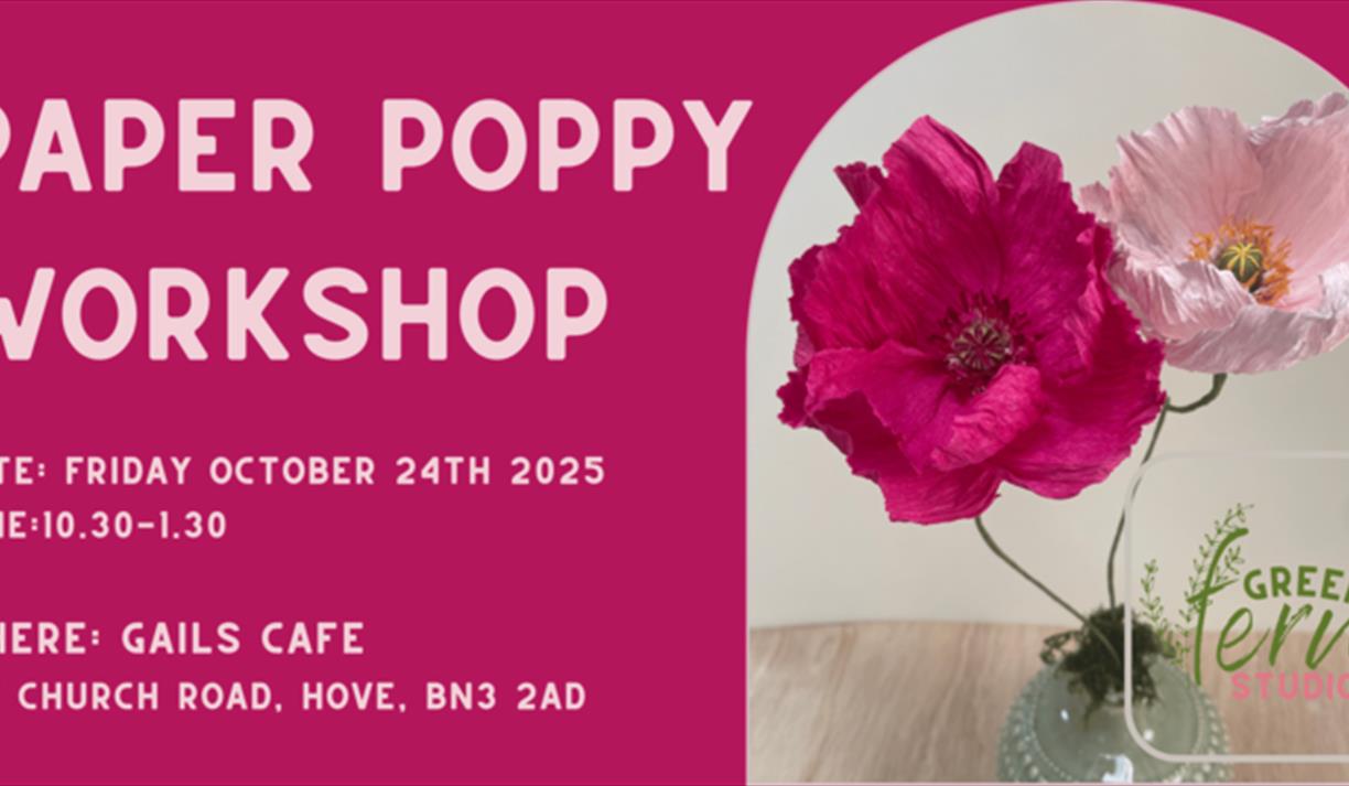 Paper Flower Workshop - Poppy