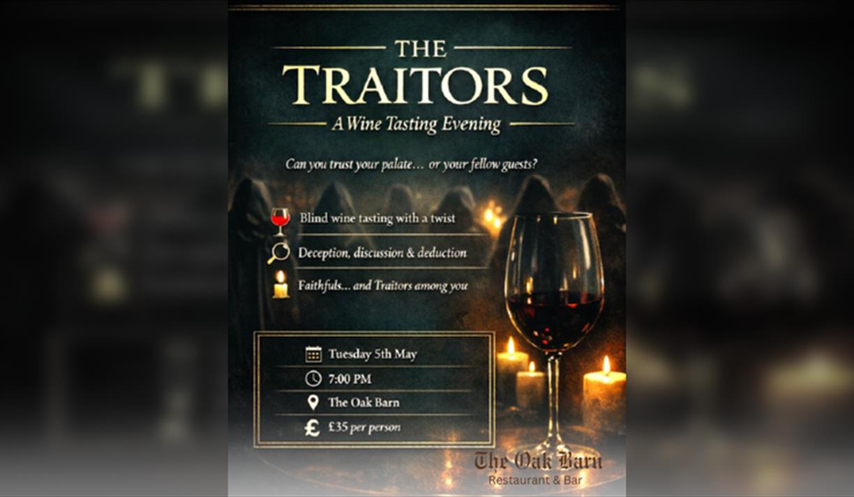 Traitors Wine Tasting Event