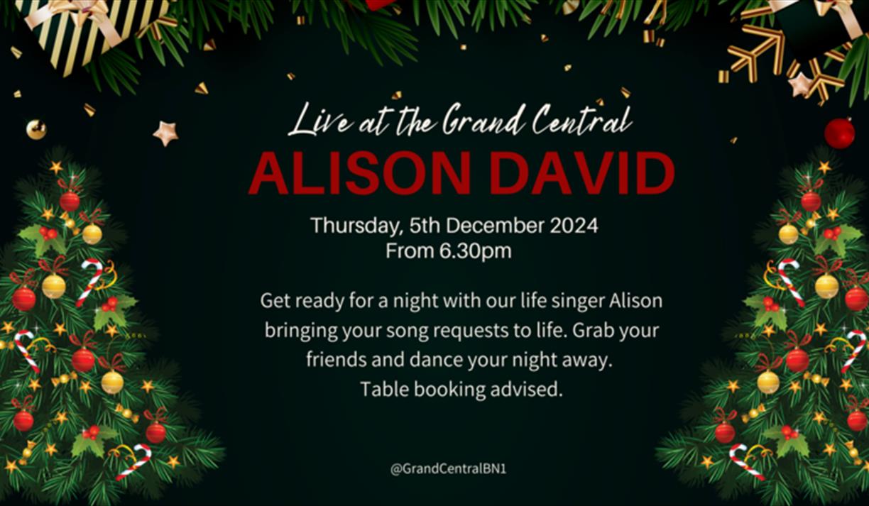 Live at the Grand Central - Alison David