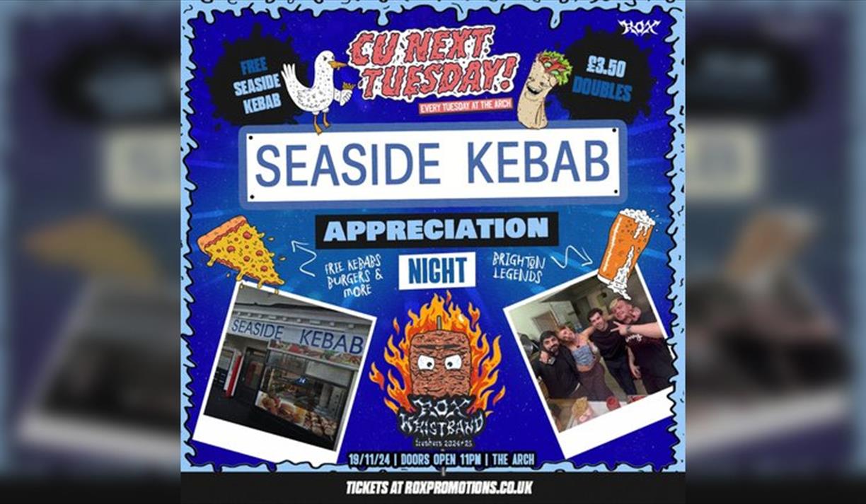 Cu Next Tuesday | Seaside Kebab Appreciation Night L| 19 / 11 / 24