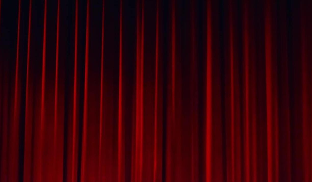 Red curtain