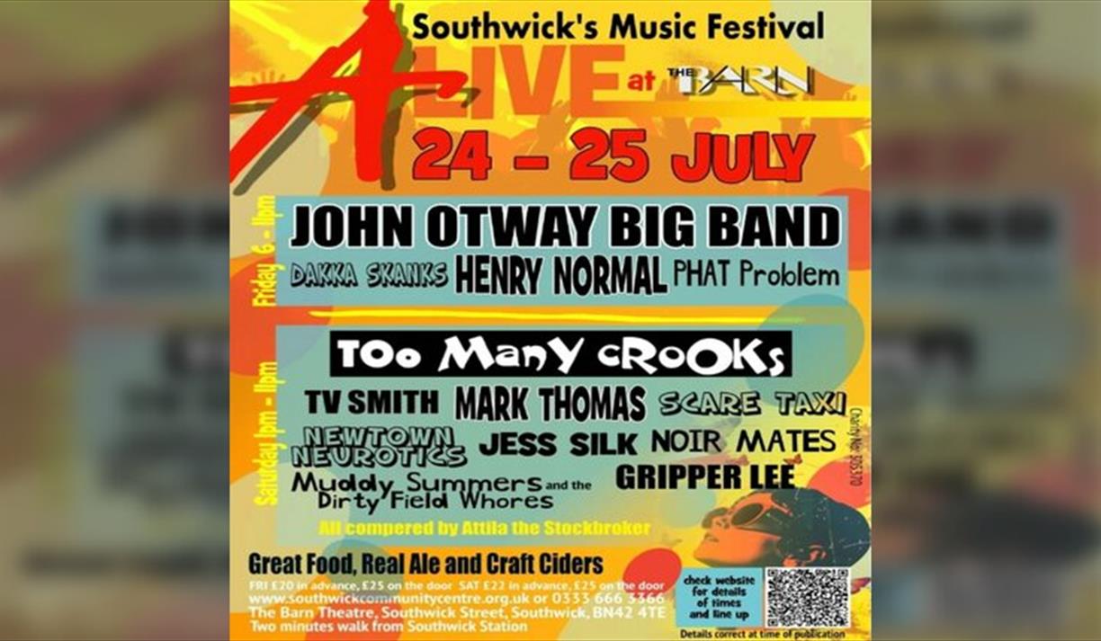 Scare Taxi play at Alive at the Barn 2026