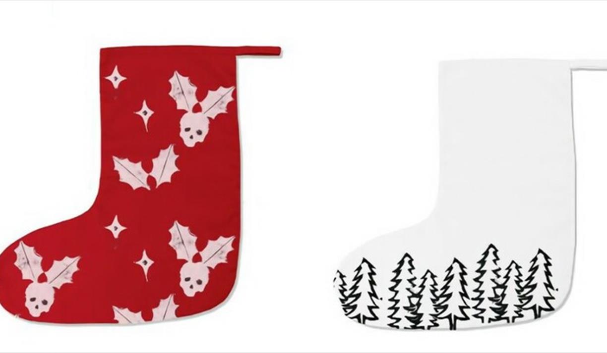 Lino Print a Stocking