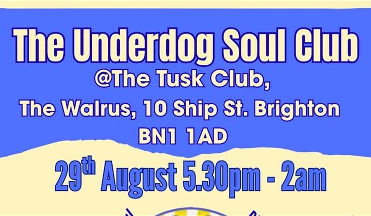 The Underdog Soul Club - Mod Weekender August 29th